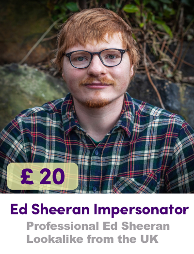 Featured - Ed Sheeran Impersonator